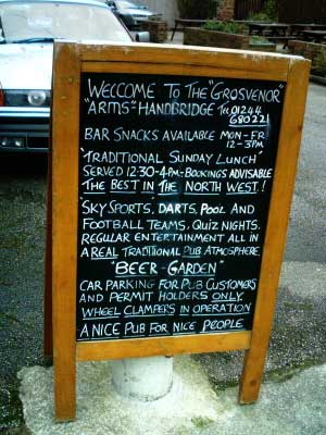 Chestertourist.com - The Grosvenor Arms Four